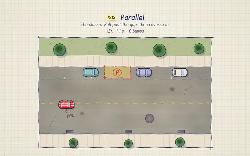 Twelve parking jobs. They get ridiculous.